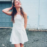 Boho Bliss Woven Fare Dress - Cream