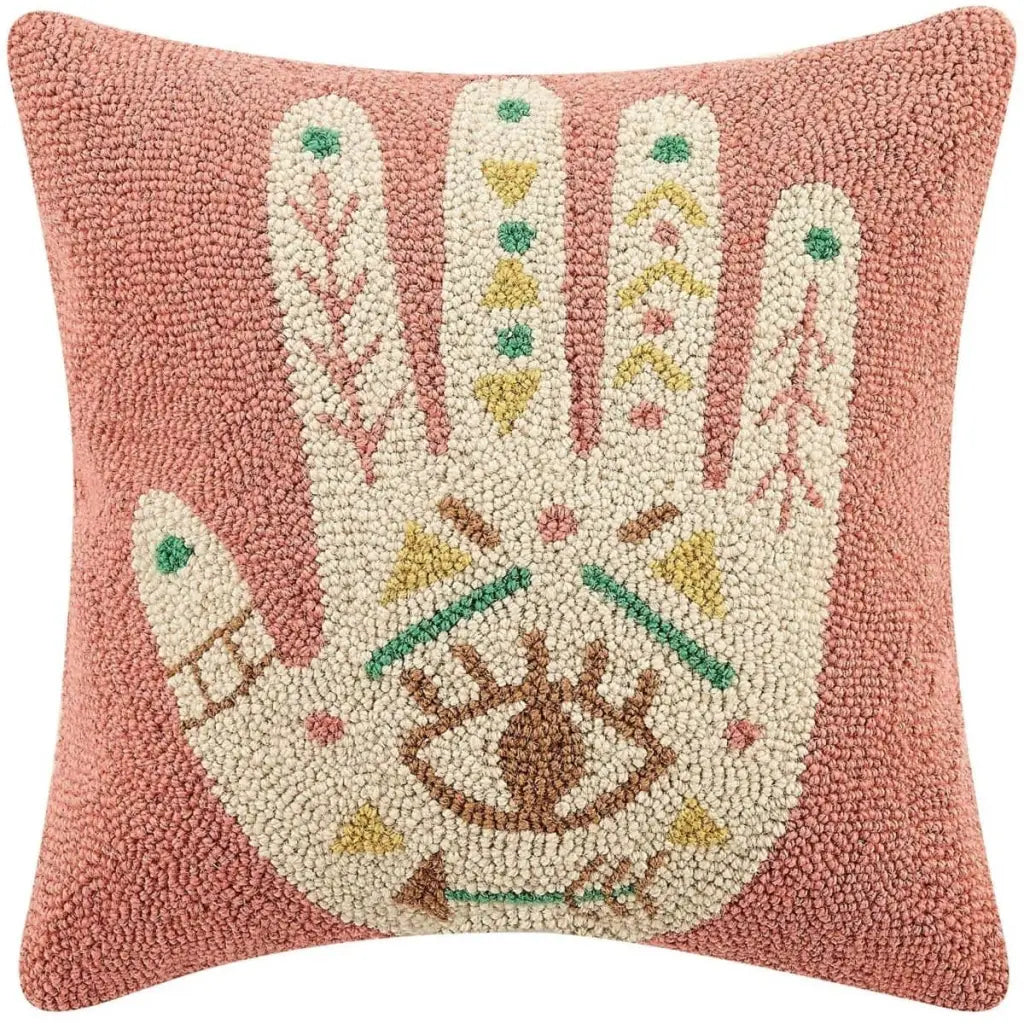 ’Boho Hand’ Hook Pillow