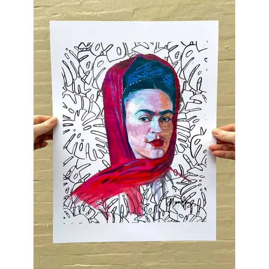 Botanic Frida - 12x16 Art Print - by Tyler Darling