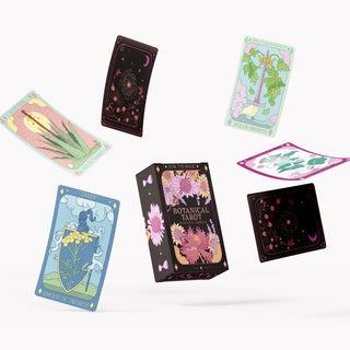 Botanical Tarot Deck + Guidebook by: Sow the Magic