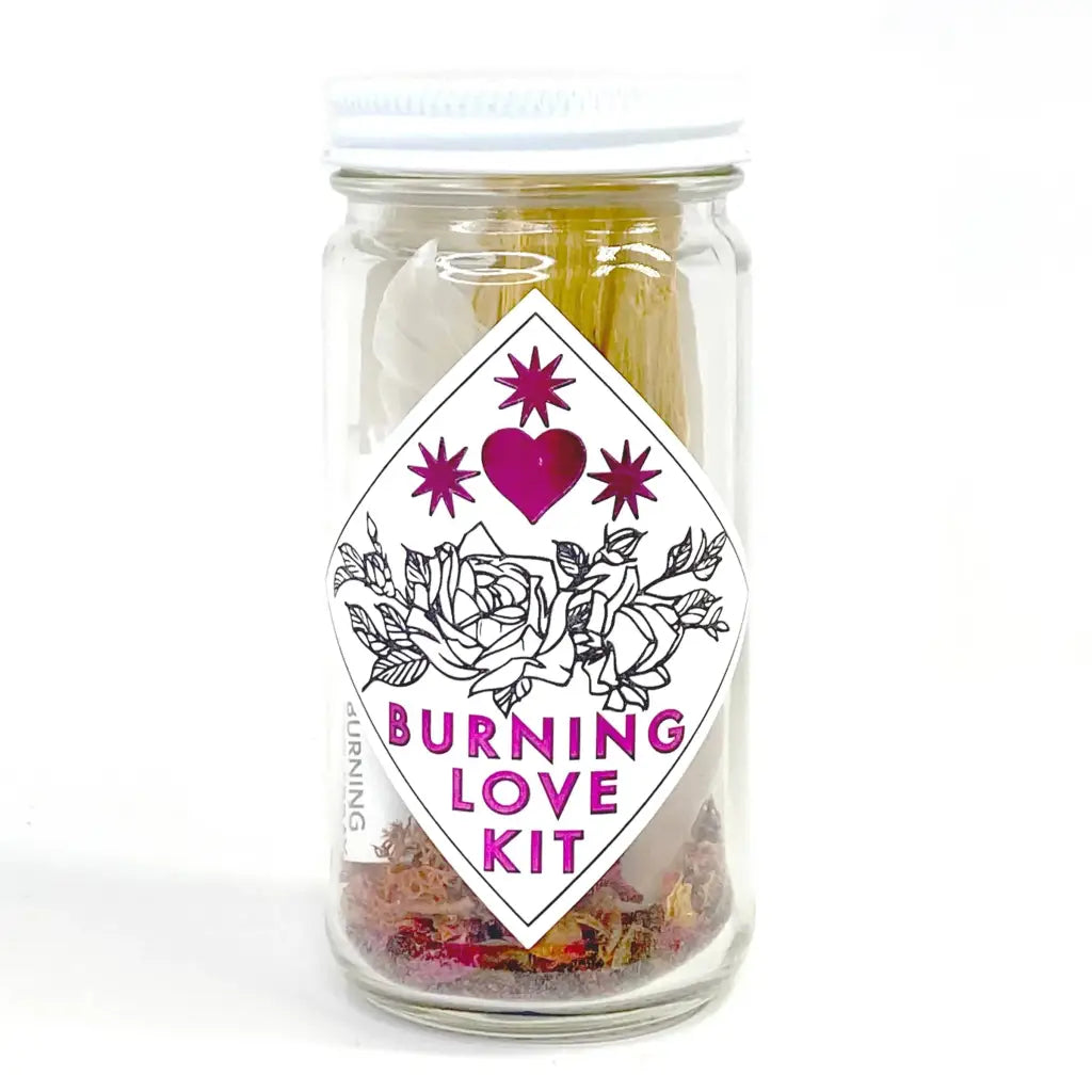 Burning Love Rose Quartz Kit - Incense & Smudge