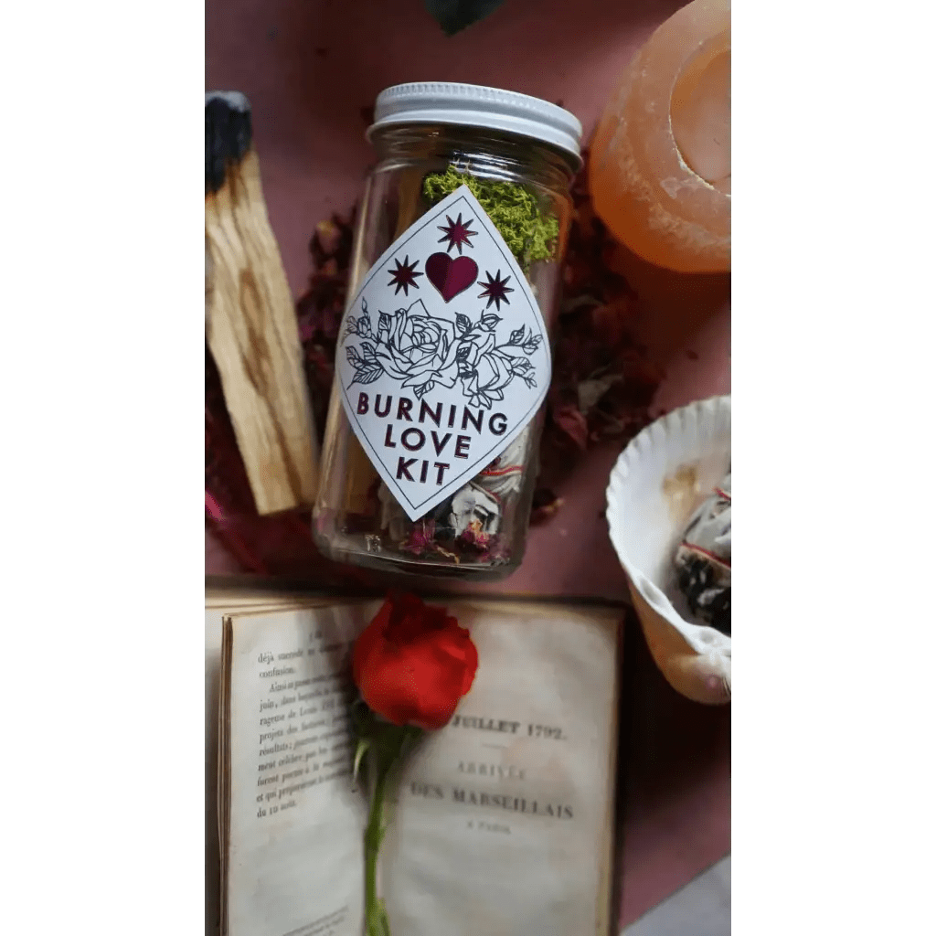 Burning Love Rose Quartz Kit - Incense & Smudge