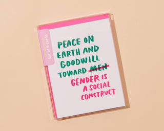 Goodwill/Gender is a Social Construct Christmas Card