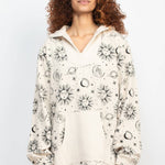 Boho Festival Printed Hoodie - Celestial