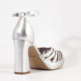 Disco Platform Holiday Leather Heels