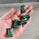 Gemstone Small Dog Bone Figurine