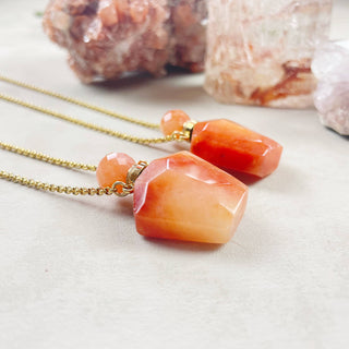 Carnelian Essential Oil Necklace