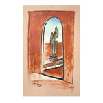 Cactus Arch Art Print by Tyler Darling