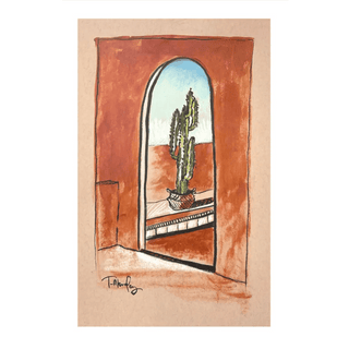 Cactus Arch Art Print by Tyler Darling