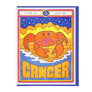 Cancer Zodiac Greeting Card