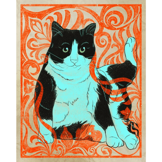 Tuxedo Nouveau Print | 8x10