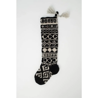 Celestial Hand Knit Stockings - Fair Isle