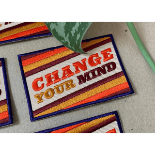 Change Your Mind Iron On Patch by MBMB