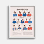 Chart of the British Invasion - 8x10