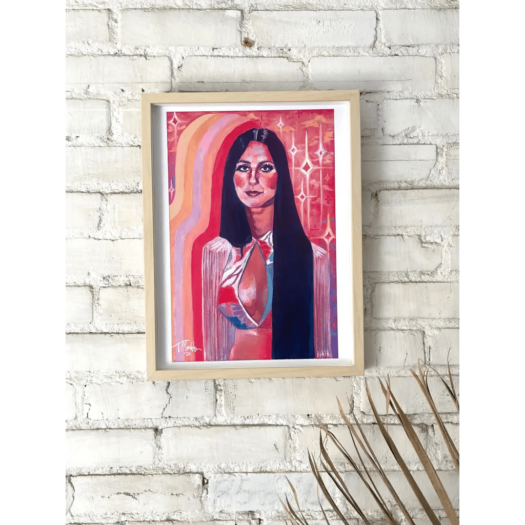 Cher 12x16 Art Print - by Tyler Darling