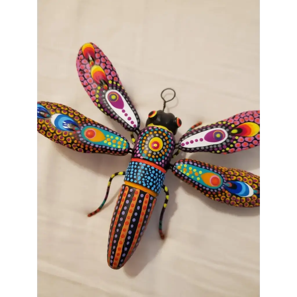 Clay Dragonfly Sculpture
