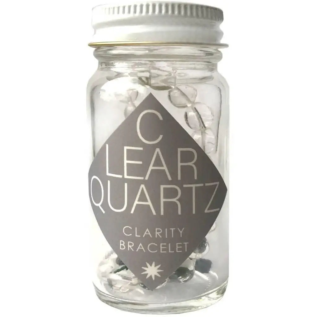 Clear Quartz Crystal Gemstone Bracelet
