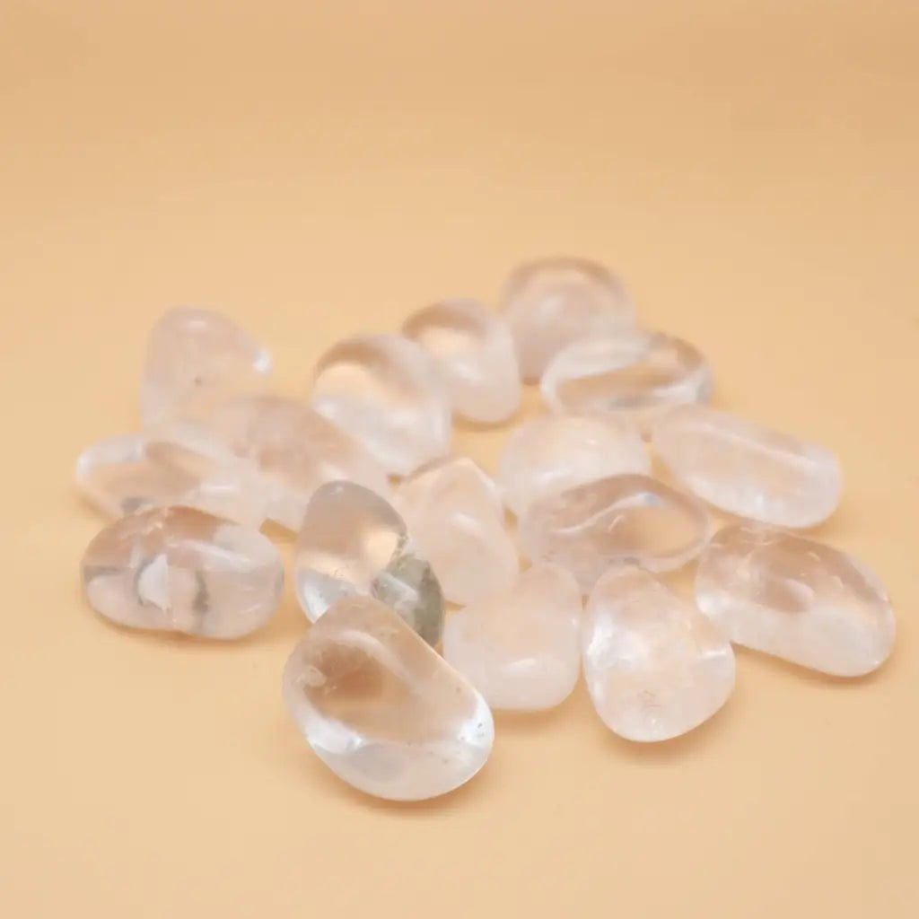 Clear Quartz Crystal Tumbled Stone - Crystals