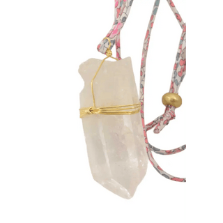 Clear Quartz Necklace by Ariana Ost - The Boho Depot