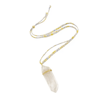 Clear Quartz Necklace by Ariana Ost - The Boho Depot