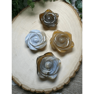 Agate Crystal Flower