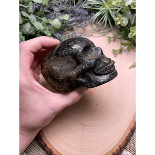 Astrophyllite Crystal Skull