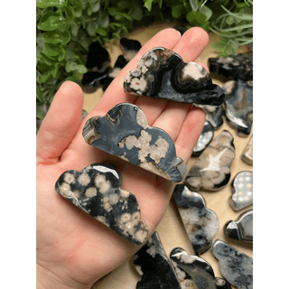 Black Flower Agate Crystal Cloud