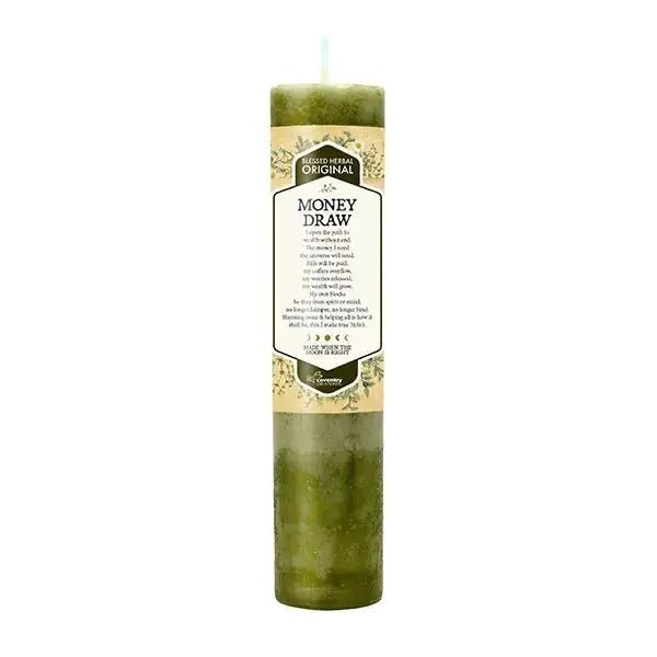 Coventry Creations - Blessed Herbal Candles - Money Draw