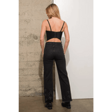 Crop Studded Corset Cami