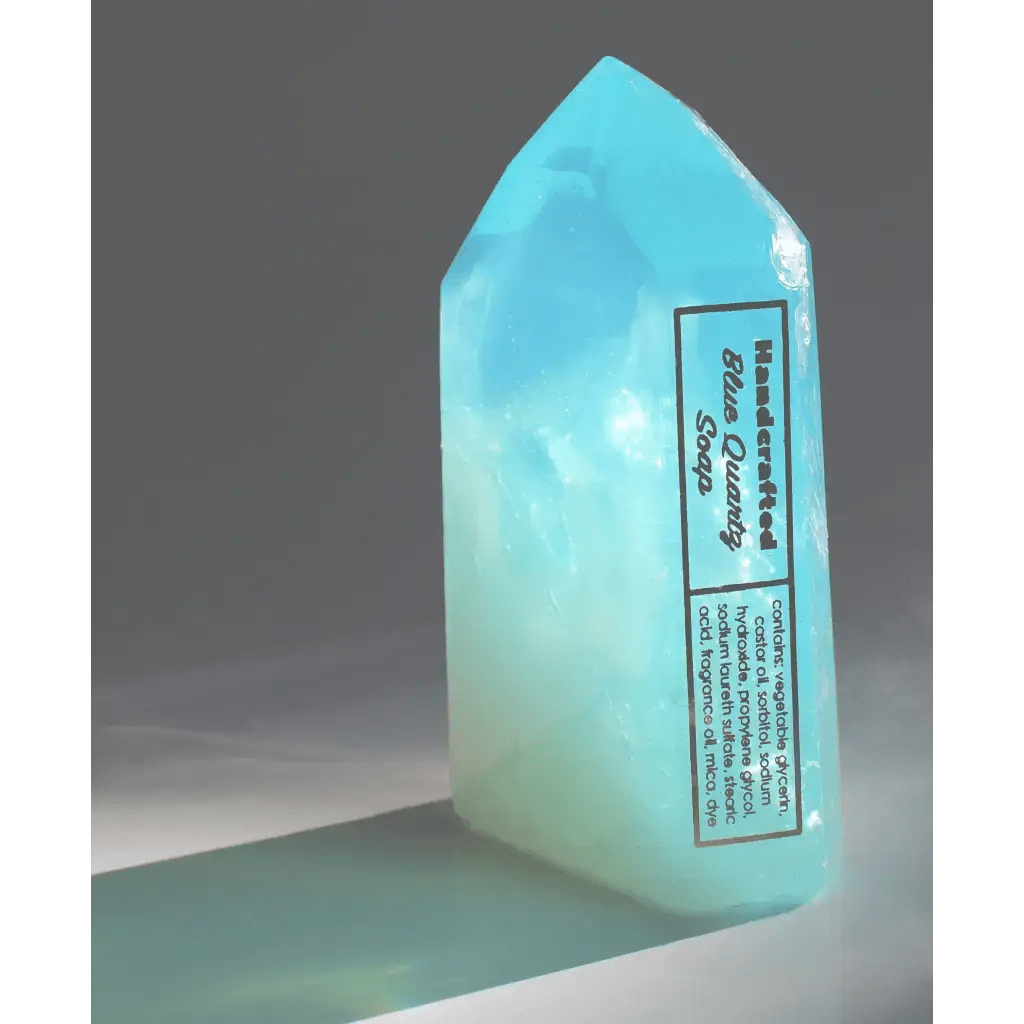 Crystal Gemstone Bar Soap by The Crystal Soapsmith - Blue