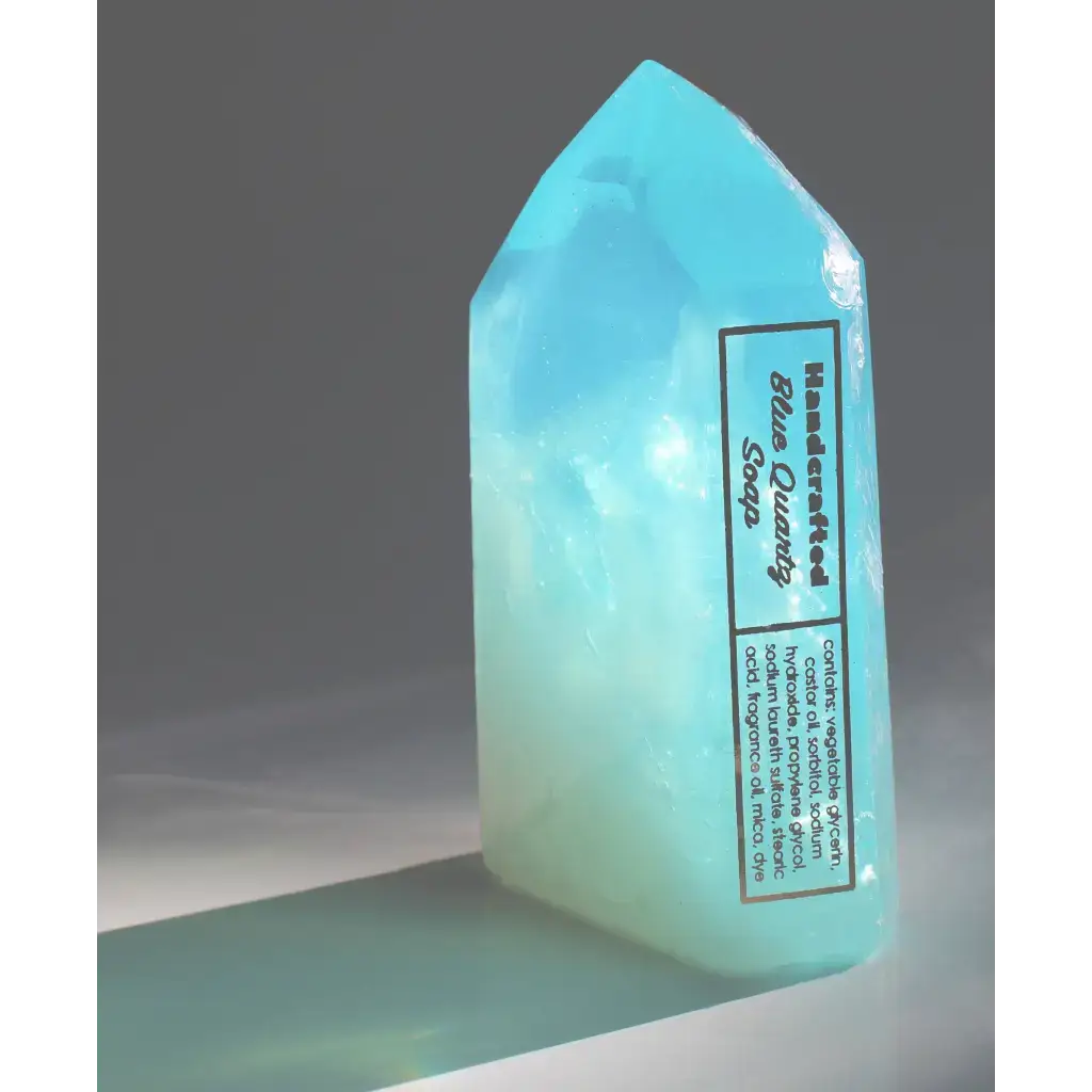 Crystal Gemstone Bar Soap by The Crystal Soapsmith - Blue