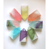 Crystal Gemstone Bar Soap by The Crystal Soapsmith