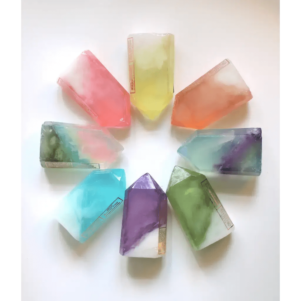 Crystal Gemstone Bar Soap by The Crystal Soapsmith - The Boho Depot