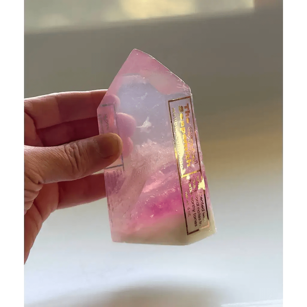 Crystal Gemstone Bar Soap by The Crystal Soapsmith
