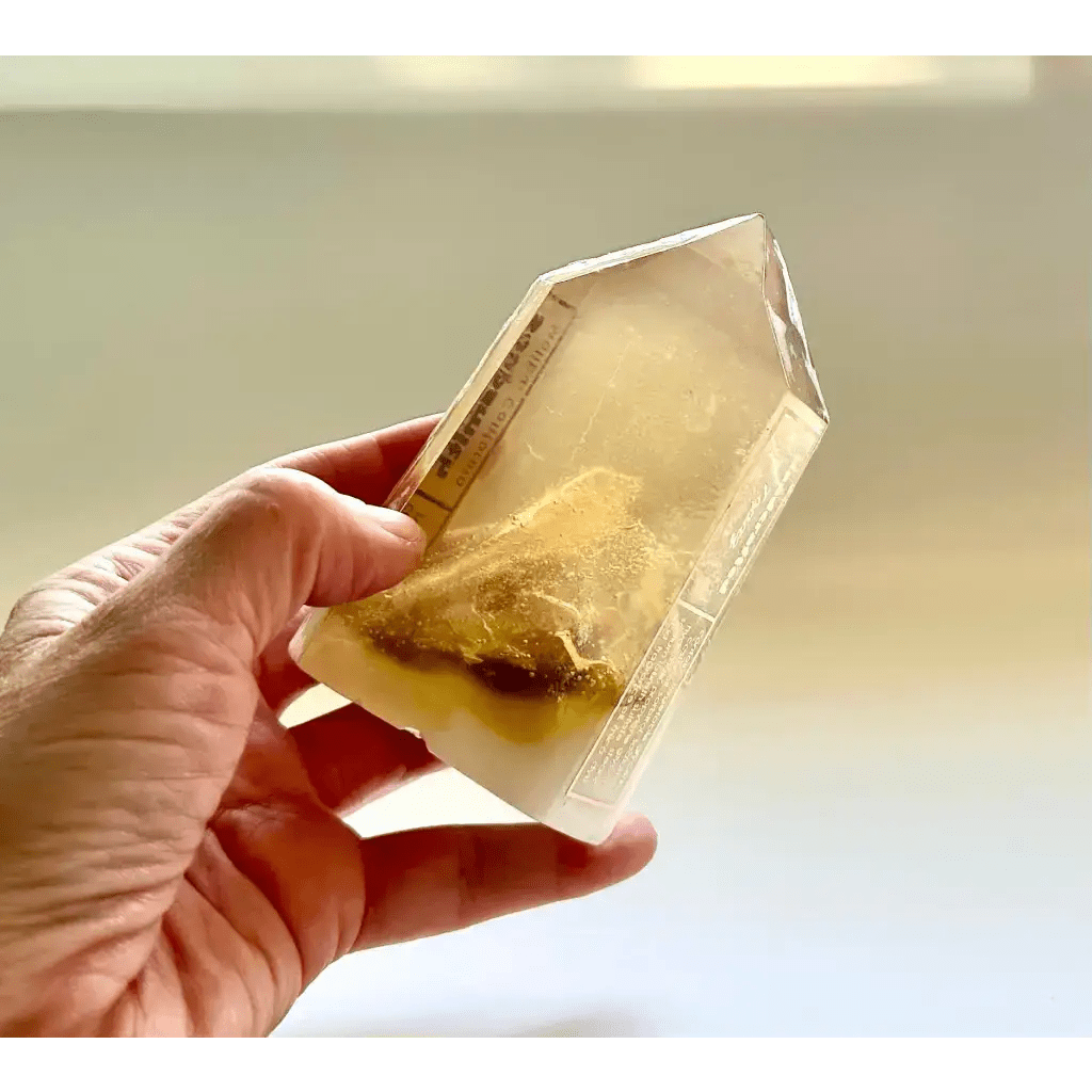 Crystal Gemstone Bar Soap by The Crystal Soapsmith - Topaz