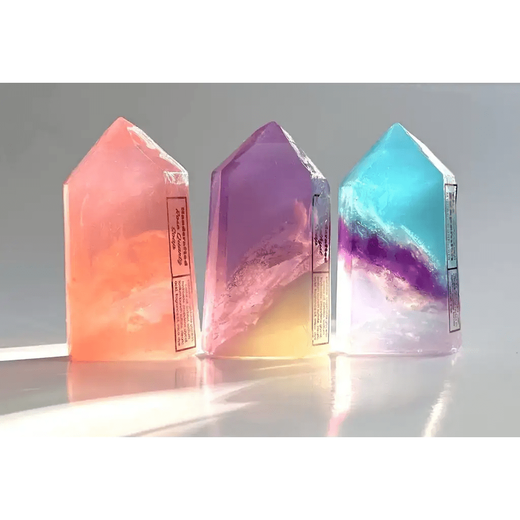 Crystal Gemstone Bar Soap by The Crystal Soapsmith