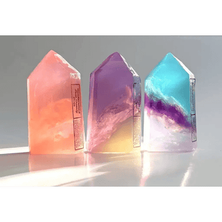 Crystal Gemstone Bar Soap by The Crystal Soapsmith