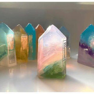 Crystal Gemstone Bar Soap by The Crystal Soapsmith