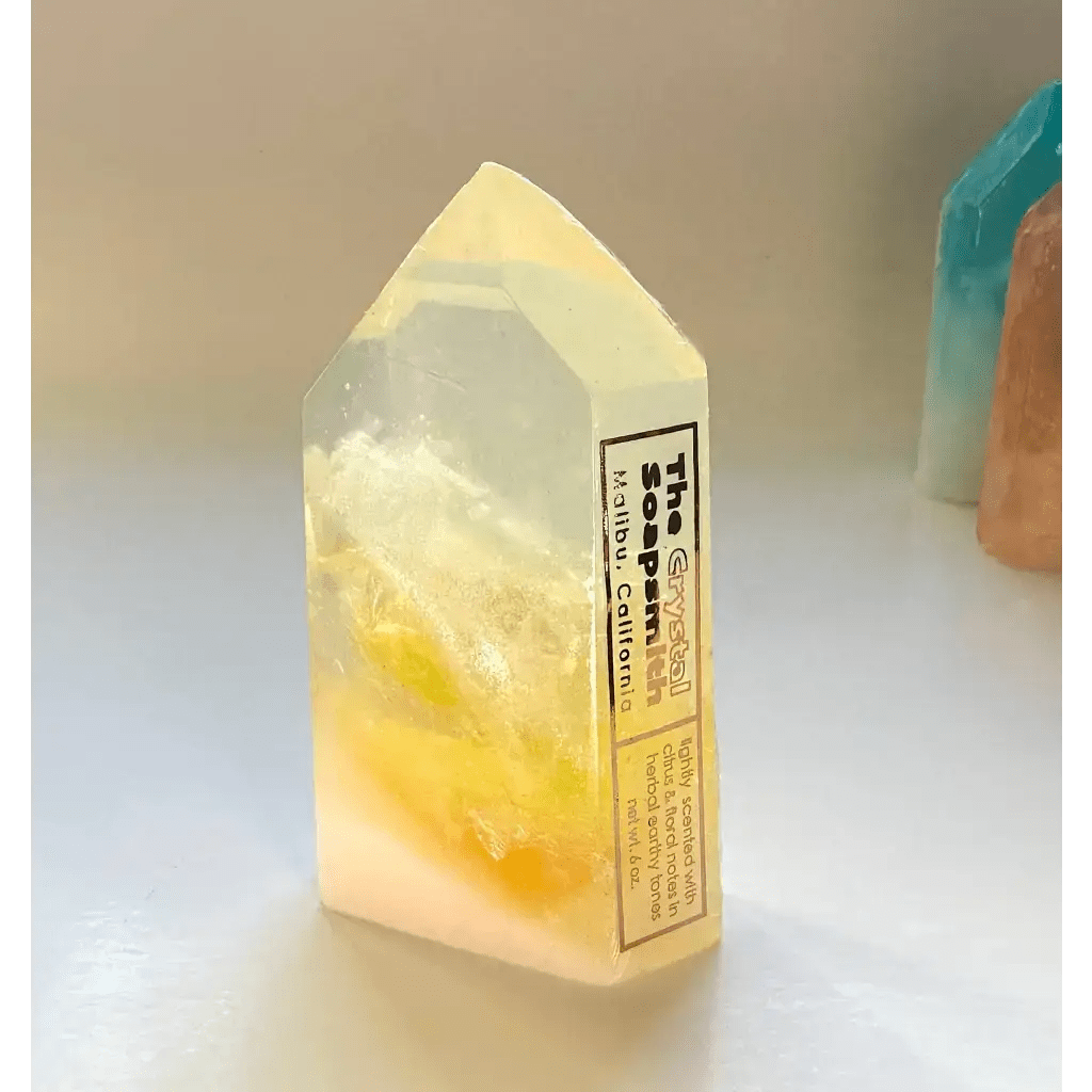 Crystal Gemstone Bar Soap by The Crystal Soapsmith - Citrine