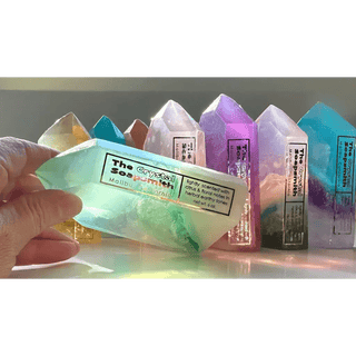 Crystal Gemstone Bar Soap by The Crystal Soapsmith