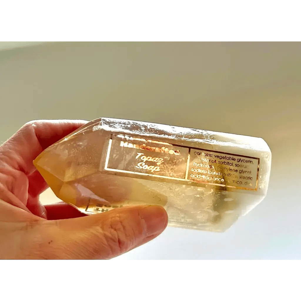 Crystal Gemstone Bar Soap by The Crystal Soapsmith