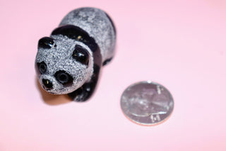 2” Black Obsidian Panda Crystal