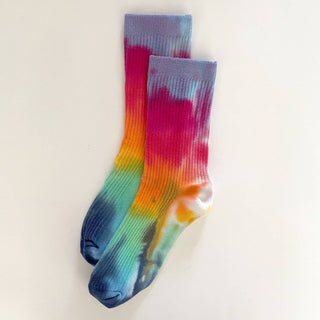 Rainbow Hand-dyed Dressy Socks (Women’s)