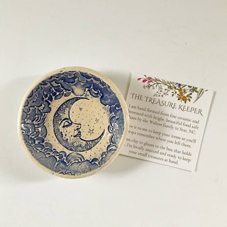 Pottery Dish Bowl - Crescent Moon