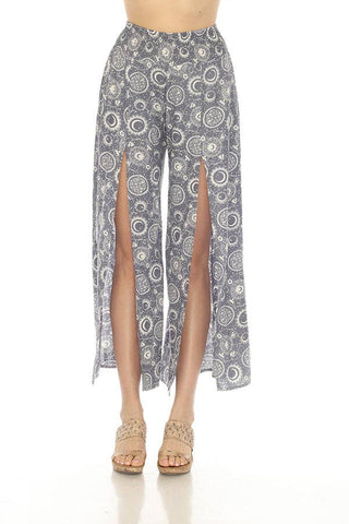 Celestial Faux Wrap Pants