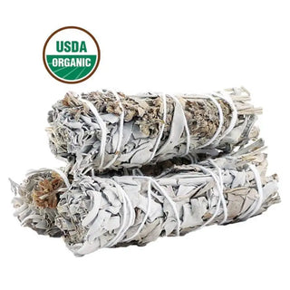 Lavender and White Sage Organic Smudge Sticks | 4’