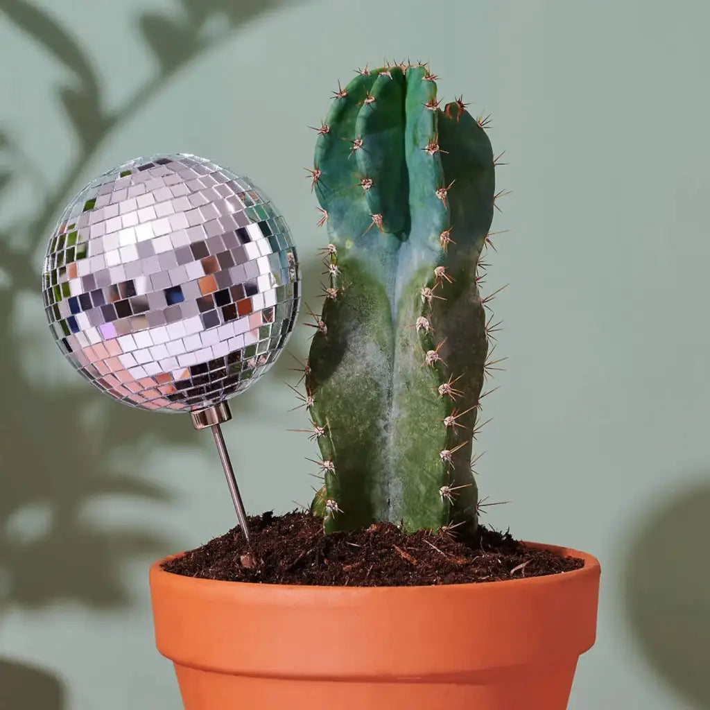 Disco Ball Decorative Plant Stakes