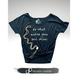 Do What Makes Your Soul SHINE Black Tee - Small
