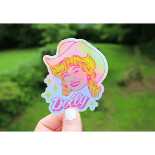 Dolly Holographic Sticker - The Boho Depot