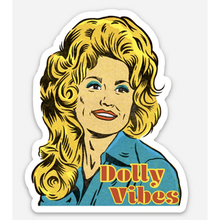 Dolly Vibes Sticker - The Boho Depot
